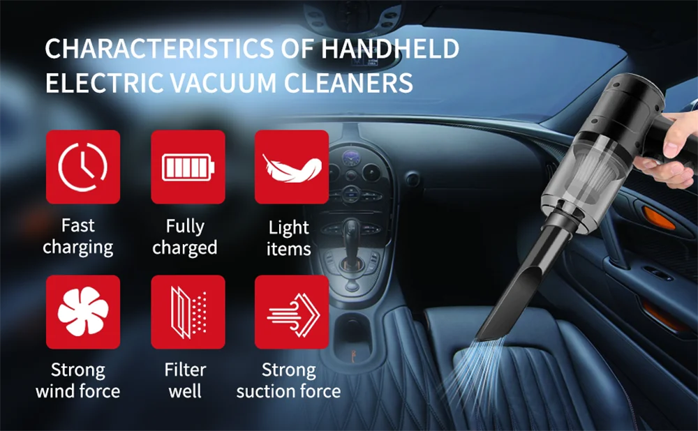 15,000Pa Cordless Handheld Vacuum & Air Blower